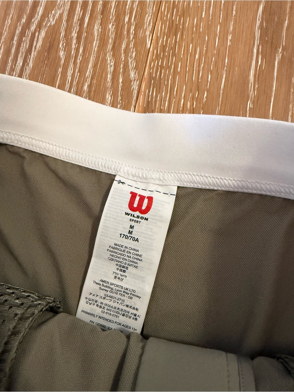 Wilson Pleated Tennis Skort Olive Green Sage NWT Medium Athletic Skirt - Picture 2 of 6
